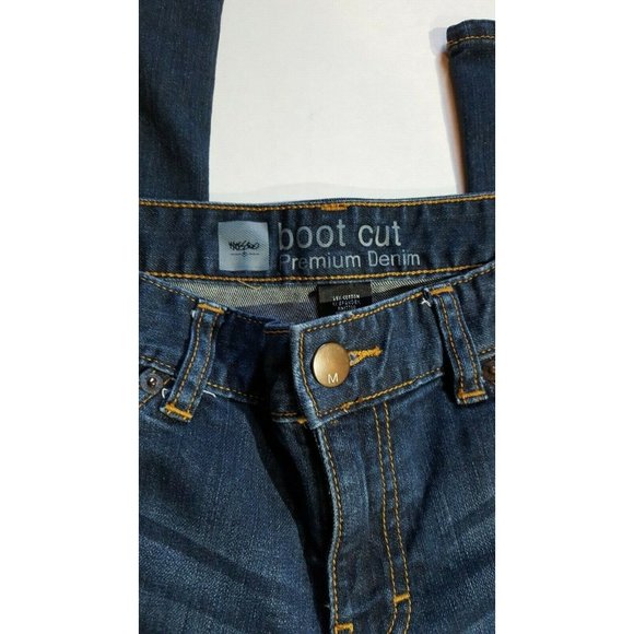 Womens Mossimo Honeycomb Blue Denim Blue Jeans Pants Size 10S Fit 3 - Picture 3 of 6